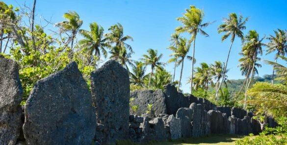 Marae Anini à Huahine