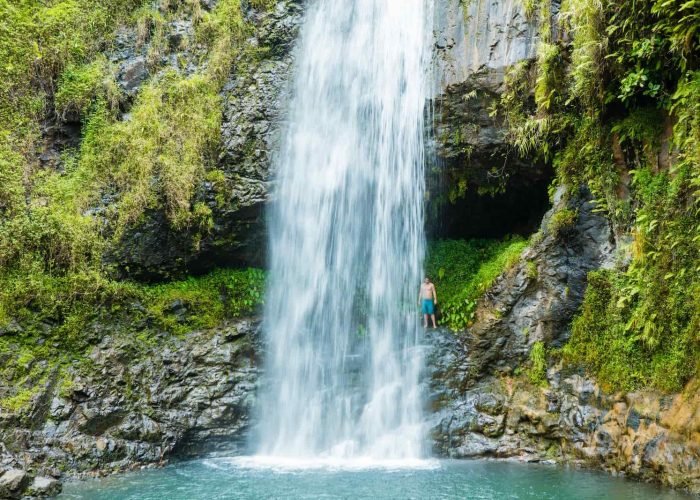 cascade à Tahiti