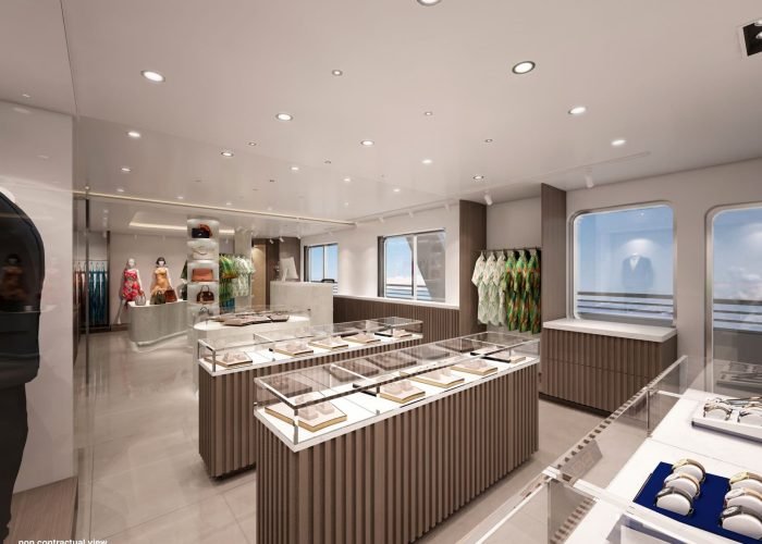 croisière Aranoa Polynésie - boutique - photo de synthèse