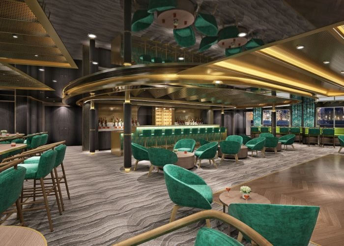 croisière Aranoa Polynésie - bar intérieur - photo de synthèse