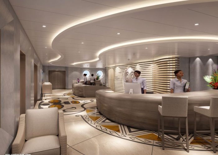 croisière Aranoa Polynésie - réception - photo de synthèse