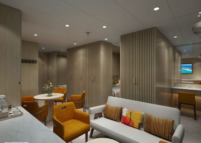 croisière Aranoa - dortoir - photo de synthèse