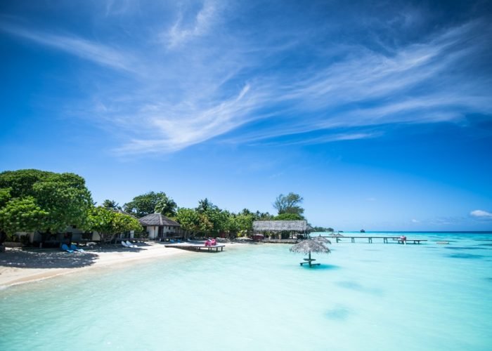 subtiles-tahiti-fakarava-pension-havaiki-lodge-3©havaiki-lodge Pension Havaiki Lodge à Fakarava - vue aérienne sur la plage et le lagon