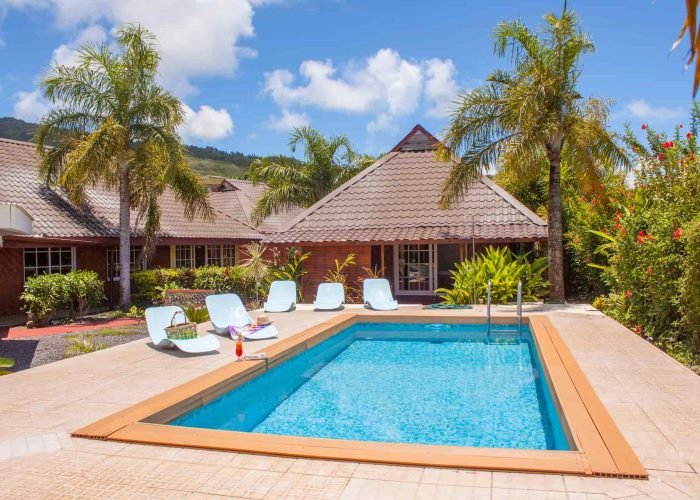 Pension Villa Ixora à Raiatea - Piscine