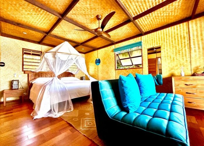 subtiles-tahiti-tahaa-hotel-eden-private-island-10©eden-private-island Hôtel Eden Private Island 2* à Taha’a - Intérieur d'un Bungalow Sunrise Premium vue Huahine.