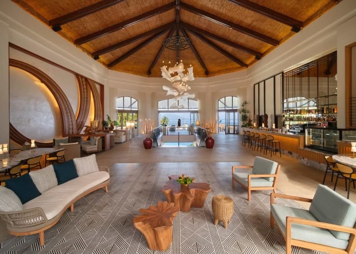 Hôtel Hilton Tahiti 4* - vue sur l'intérieur de la réception