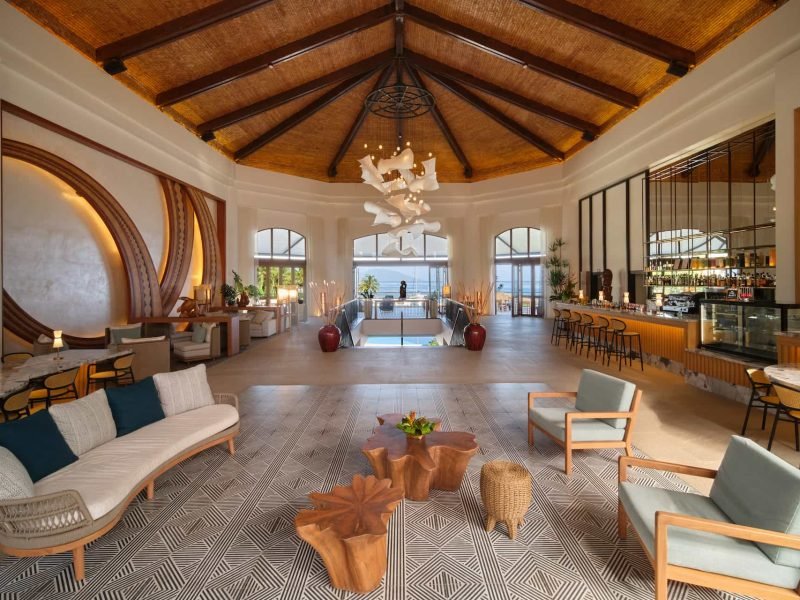 Hôtel Hilton Tahiti 4* - vue sur l'intérieur de la réception