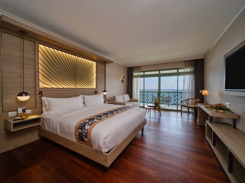 Hôtel Hilton Tahiti 4* - vue intérieure d'une Chambre vue Océan.