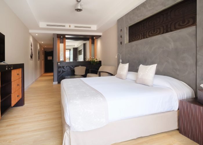 subtiles-tahiti-tahiti-hotel-te-moana-tahiti-resort-1©te-moana Hôtel Te Moana 3* à Tahiti - vue intérieur d'un studio vue océan.