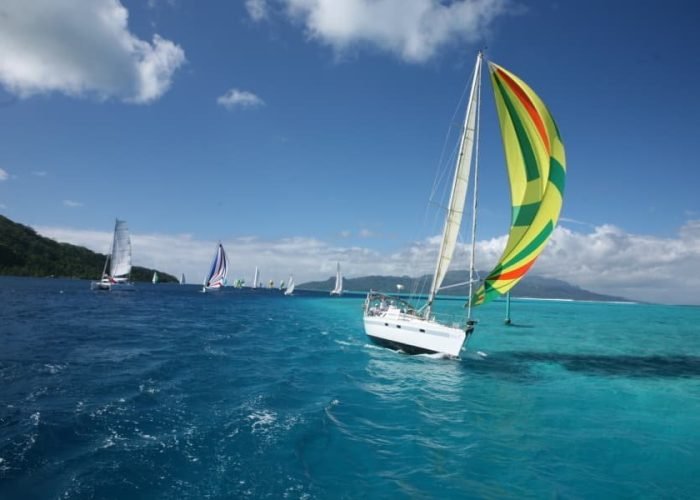 Course Tahiti Pearl Reggatta - Festival Polynésien - Voilier monocoque