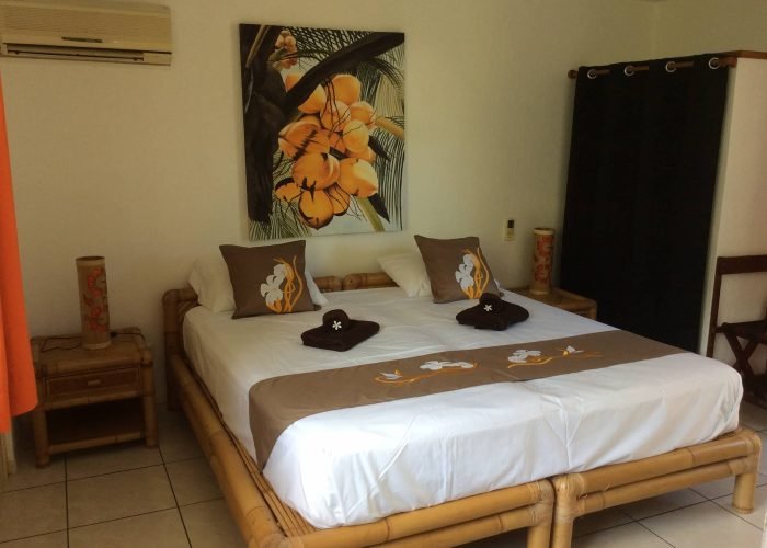 Pension Relais Fenua à Tahiti - intérieur d'une chambre standard