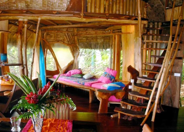 subtiles-tahiti-tahiti-pension-vanira-lodge-11©vanira-lodge Pension Vanira Lodge à la presqu'île de Tahiti - intérieur du bungalow Maara