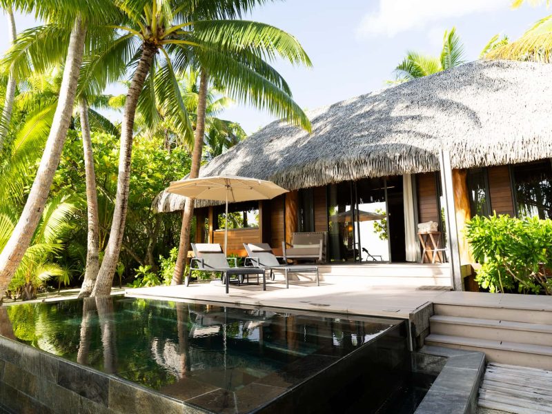 Hôtel The Brando 5* à Tetiaroa. Extérieur d'une villa 1 chambre avec piscine privée.